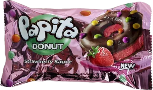 Papita Donut Draje Çiyələkli