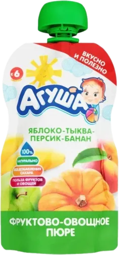 Meyvə Püresi Alma Balqabaq Şaftalı