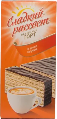 Vafli tort Сладкий Рассвет kapuçino