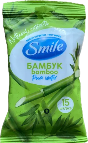 Влажные салфетки Бамбук и Эдельвейс