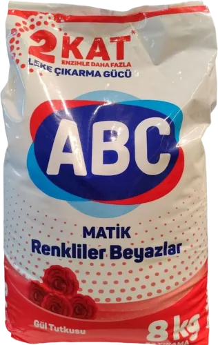 Rəngli paltarlar üçün yuyucu toz qızılgül ətir ilə 