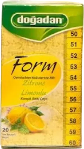 Paketləşdirilmiş çay Doğadan Form limon ilə