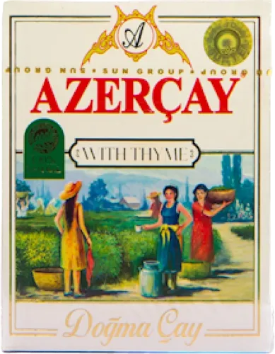 Yarpağlı kəklikotu ilə qara çay Azerçay