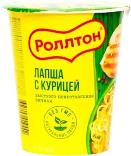 Əriştə toyuq ilə "горячая порция"