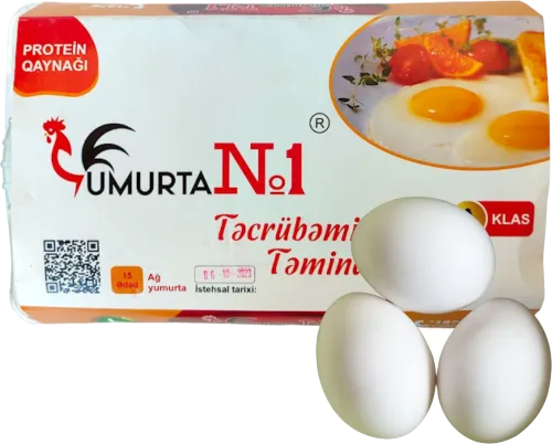 Ağ yumurta 15 əd