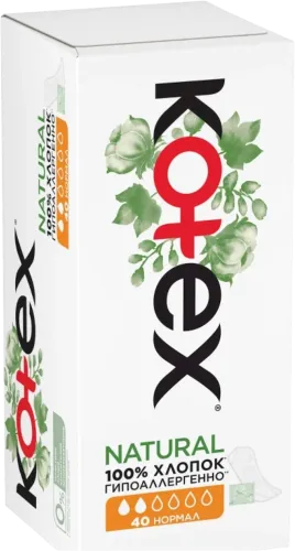 Gündəlik gigiyenik bezlər Natural Normal 40 əd