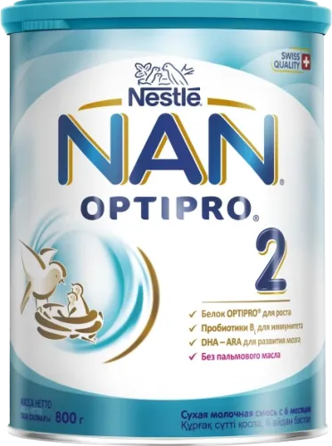 Quru süd qarışığı NAN 2 Optipro 6 aydan