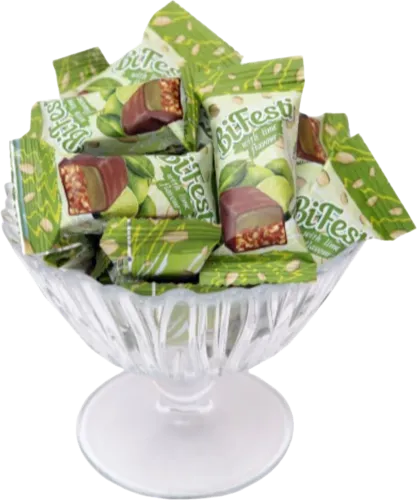 Candies "Lukas" BiFesti with lime flavor