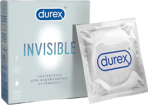 Prezervativlər Invisible 3 əd