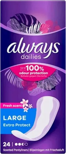Ежедневные прокладки Dailies Large Fresh Extra Protect
