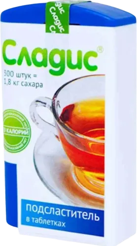 Şəkərəvəzləyici Сладис tabletlər 300 tablet