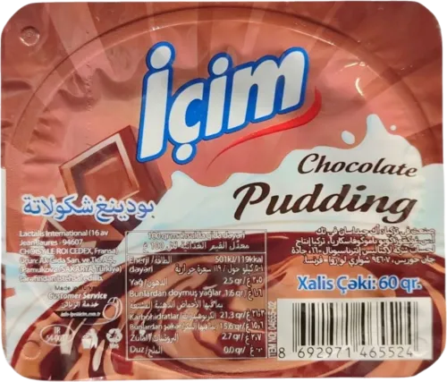 Pudinq şokoladlı