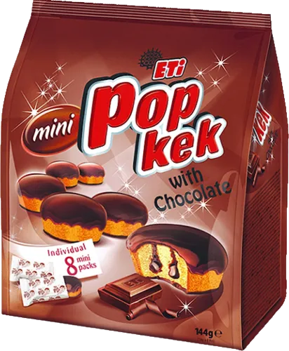 Şokoladlı kekslər Pop Kek Mini
