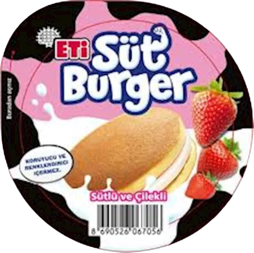 Süd burger çiyələk ilə ETİ