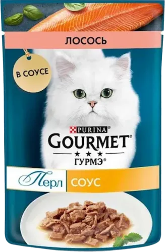 Sulu yem pişiklər üçün Perle Salmon Pouch