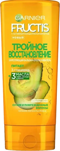 Balzam-yaxalama saçlar üçün Fructis Üçqat Bərpa