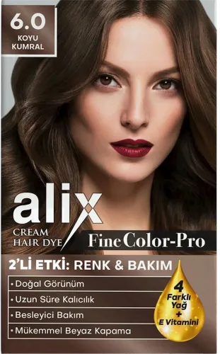 Saçlar üçün krem-boya Alix Ecokit Cream Hair Dye 6.0 Dark blonde