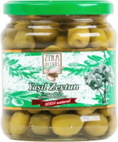 Green olives with pit