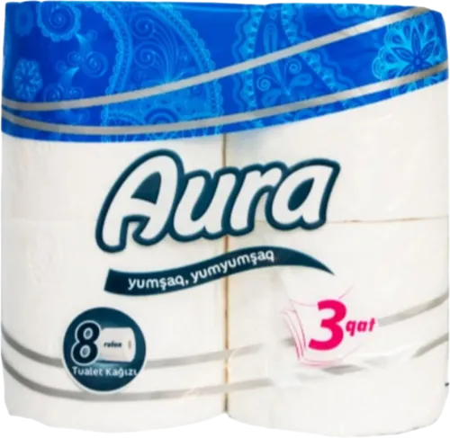 Tualet kağızı 3 qat 8 rulon