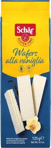 Qlutensiz vafli vanilli Schar