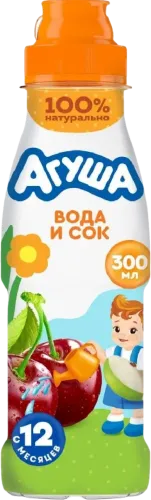Uşaqlar üçün şirə Aгуша Яблоко-Вишня