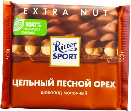 Fındıqlı südlü plitka şokolad Ritter Sport