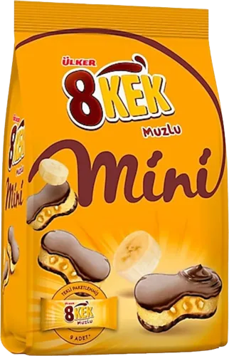 Keks bananlı mini 8kek