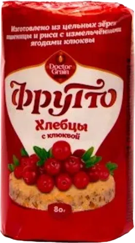 Хлебцы с клюквой Фрутто