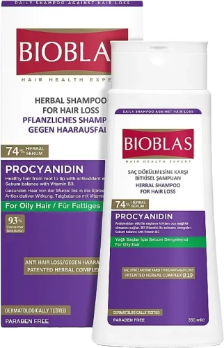  Procyanidin Shampoo against Hair Loss and Oily Hair
