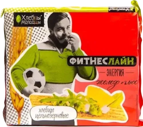 Хлебцы цельнозерновые Фитнес линия Железо плюс