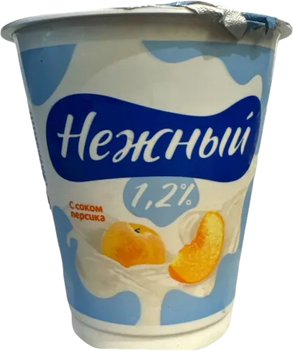 Йогурт с кокосом и персиком