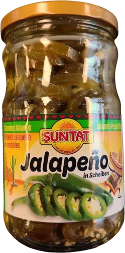 Marinə edilmiş doğranmış xalapenyo Suntta Jalapeno
