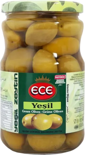 Zeytun konservləri yaşıl
