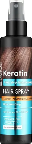 Saçlar üçün sprey Keratin