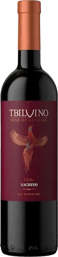 Red semi-dry wine 