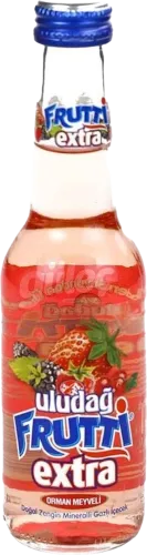 Carbonated cooling drink Uludağ Frutti with berrie