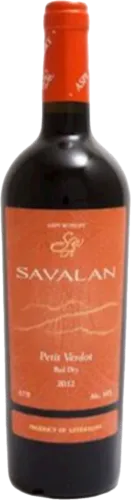 Red dry wine Petit Verdot