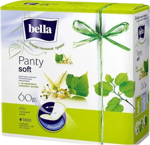 Gündəlik gigiyenik qadın bezləri Panty Herbs Cökə çiçəyi ekstraktı ilə