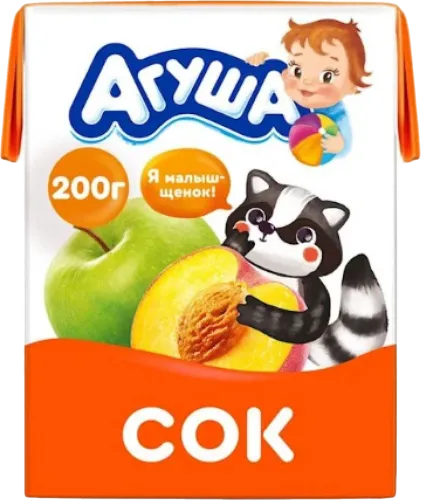 Uşaq şirəsi alma/şaftalı 5+ ay