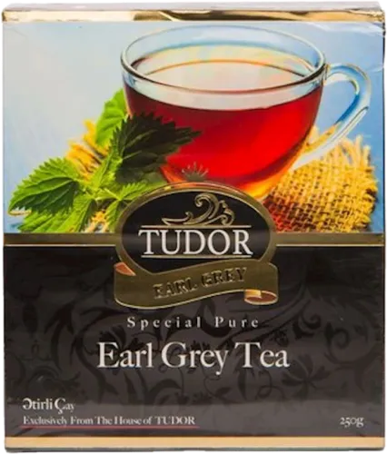 Black tea Earl Grey with bergamot flavor