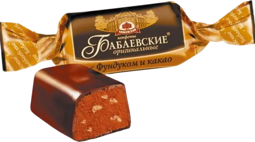 Babaevsky Chocolate Candies with Hazelnut and Cocoa