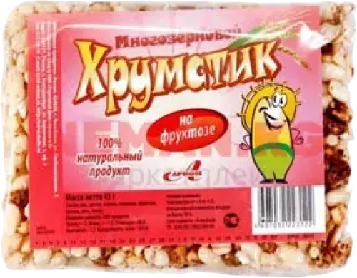 Çoxtoxumlu baton Хрумстик fruktoza üzərində