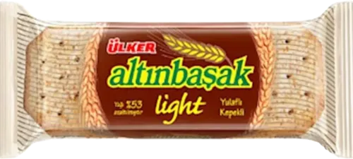 Buğda krakerləri Ulker Altinbasak kəpək və yulaf lopaları ilə