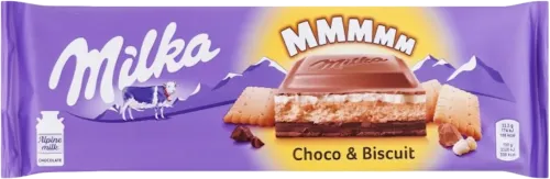 Шоколад молочный с печеньем
