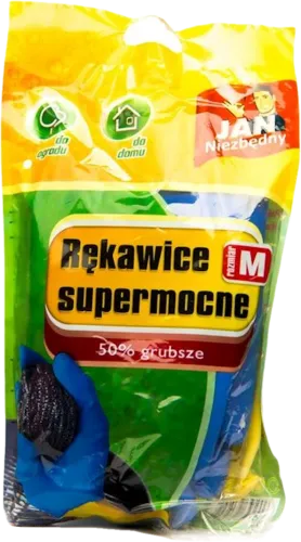 Məişət əlcəyi niezbedny Çox möhkəm M ölçülü 1 cüt lateks sarı göy