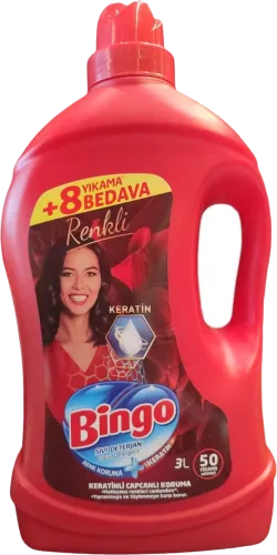 Rəngli paltar üçün yuyucu mayə 