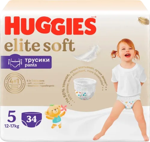 Uşaq bezi-tuman Elite Soft Pants N 5 12 34 əd