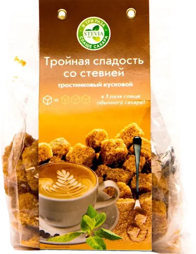 Qamış qəndi Üçqat şirin stevia ekstraktı ilə