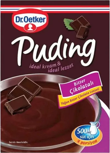 Puding tünd şokoladlı