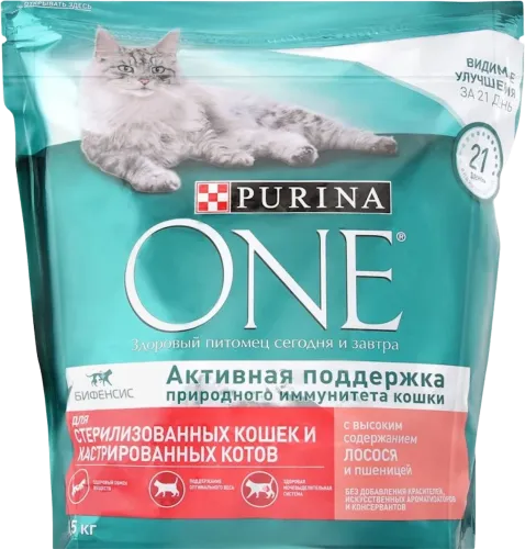 Корм для кошек Purina One Step с рыбой